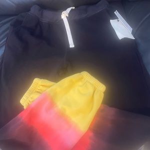 Electric & Rose Sweatpants/Joggers Sunset. New with Tags size Small